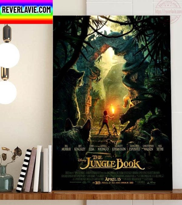 Disney The Jungle Book Official Poster Home Decor Poster Canvas