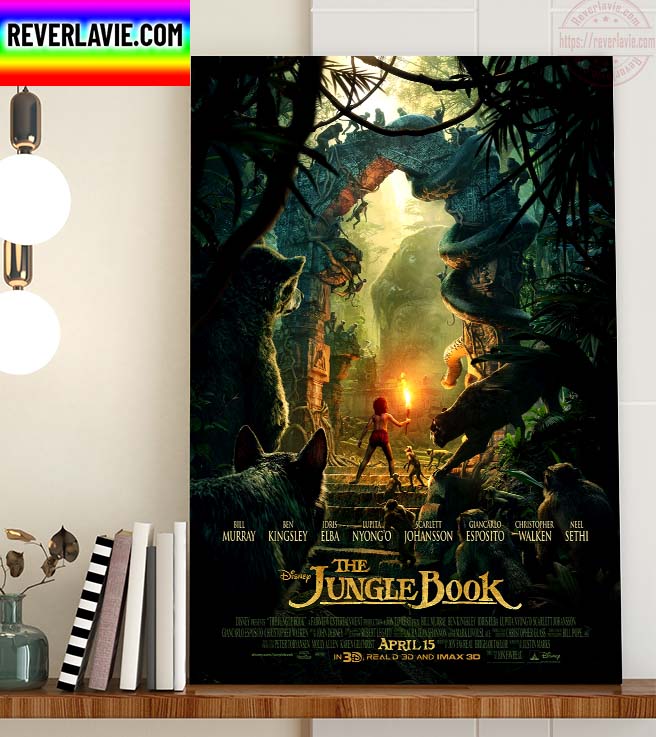 Disney The Jungle Book Official Poster Home Decor Poster Canvas Disney The Jungle Book Official Poster Home Decor Poster Canvas