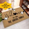 Disney The Smiths Family Doormat