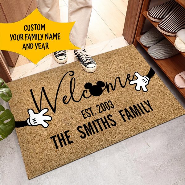 Disney The Smiths Family Doormat