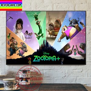 Disney Zootopia+ Coming Soon Home Decor Poster Canvas