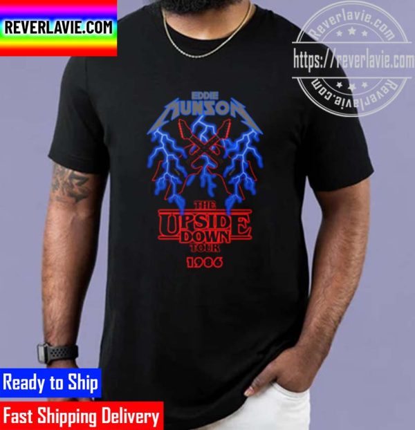Eddie Munson The Upside Down Tour 1986 Shirt