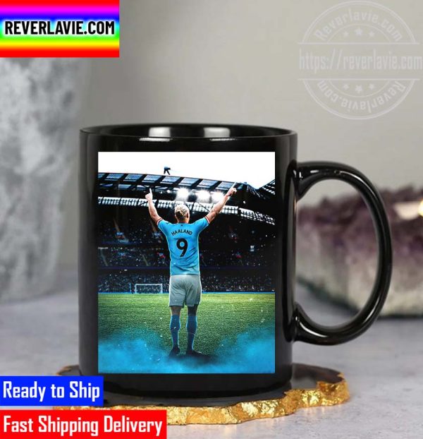 Erling Haaland is Manchester City New No 9 In EPL Mug