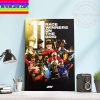 F1 All Drivers 11 Race Winners On The Grid Home Decor Poster Canvas