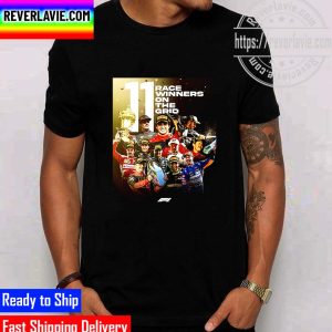 F1 All Drivers 11 Race Winners On The Grid Unisex T-Shirt