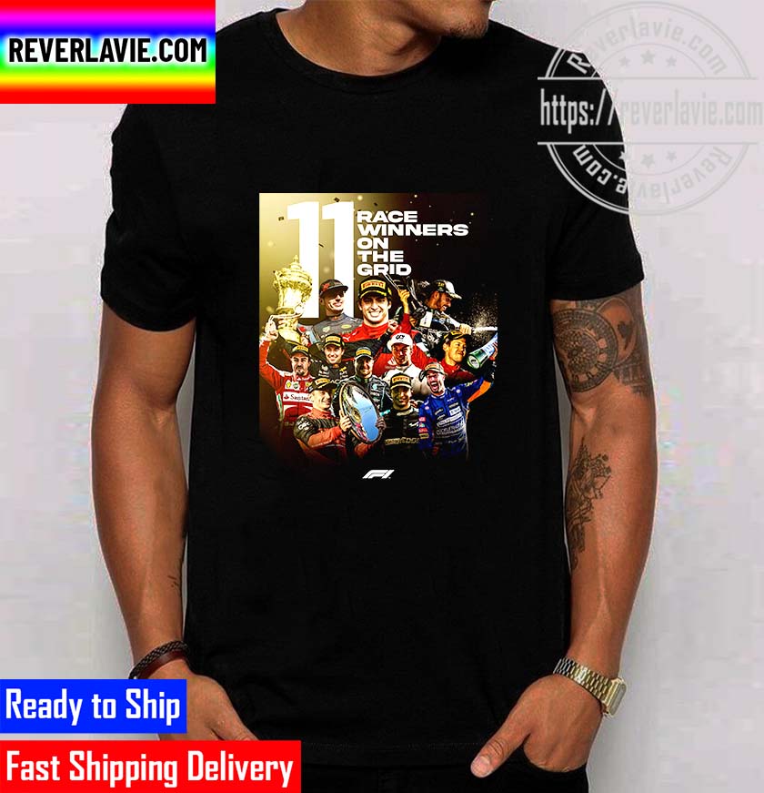 F1 All Drivers 11 Race Winners On The Grid Unisex T-Shirt F1 All Drivers 11 Race Winners On The Grid Unisex T-Shirt