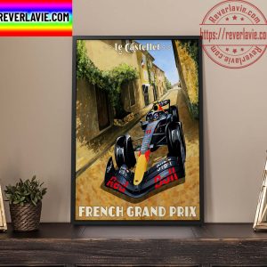 F1 French GP Oracle Red Bull Racing Le Castellet Home Decor Poster Canvas