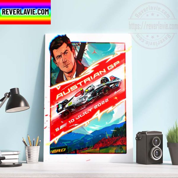 F1 Mercedes-AMG PETRONAS F1 Team Austrian GP 2022 Home Decor Poster Canvas