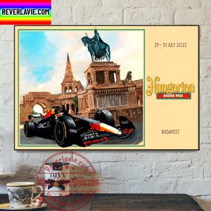 F1 Oracle Red Bull Racing Bulls In Budapest Hungarian GP Home Decor Poster Canvas