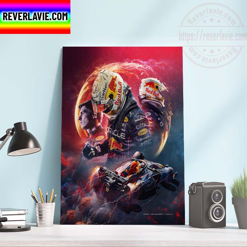 F1 Oracle Red Bull Racing Max Verstappen French GP Winner Poster Home Decor Poster Canvas F1 Oracle Red Bull Racing Max Verstappen French GP Winner Poster Home Decor Poster Canvas