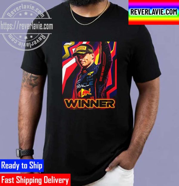 F1 Oracle Red Bull Racing Max Verstappen Wins French GP Unisex T-Shirt