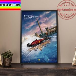 F1 Scuderia Ferrari Bulls In Budapest Hungarian GP Home Decor Poster Canvas