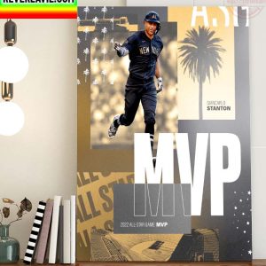 Giancarlo Stanton Takes Home The All Star Game MVP Home Decor Poster Canvas