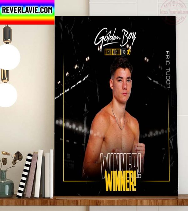 Golden Boy Boxing Fight Night Eric Tudor Winner Home Decor Poster Canvas