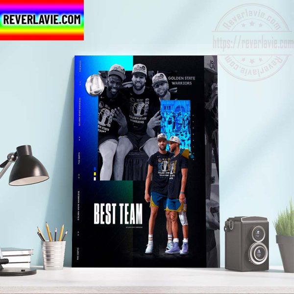 Golden State Warriors NBA Champs 2022 ESPYS Awards Best Team Home Decor Poster Canvas