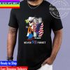 Dopey 7 Dwarfs US Flag Never Forget 911 Disney Graphic Cartoon Unisex T-Shirt