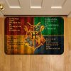 Harry Potter Hogwarts Crest Harry Potter Foot Mat Doormat Rug Door Steps Doormat