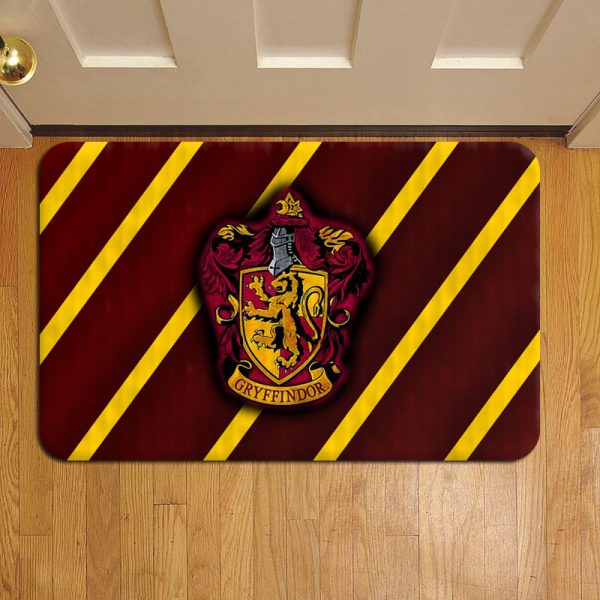 Harry Potter Hogwarts Gryffindor Crest Harry Potter Step Mat Doormat Foot Door Rug Mat Doormat