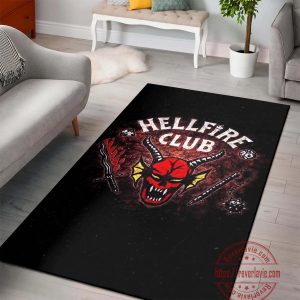 Hellfire Club Stranger Things 4 Rug Carpet