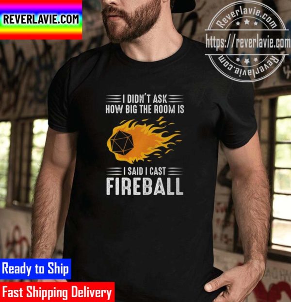 I Cast Fireball Wizard Sorcerer Classic T-Shirt
