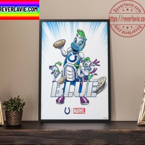 Indianapolis Colts x Marvel Studios Assemble Home Decor Poster Canvas