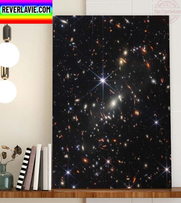 James Webb Space Telescope JWST The First Image Home Decor Poster Canvas