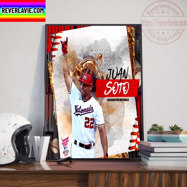 Juan Soto Winner The 2022 Home Run Derby Champions Home Decor Poster Canvas