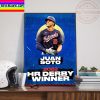 Juan Soto Wins The Home Run Derby 2022 Winner Home Decor Poster Canvas