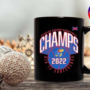 Kansas Jayhawks 2022 Big 12 Mens Basketball Regular Season Champions Mug