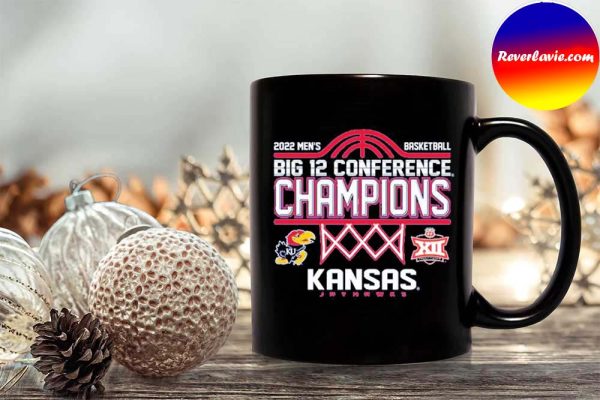 Kansas Jayhawks Blue 84 2022 Big 12 Mens Basketball Conference Tournament Mug