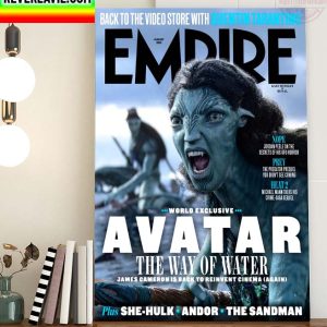 Kate Winslet As Navi Leader Ronal In Avatar The Way Of Water Official Poster Home Decor Poster Canvas