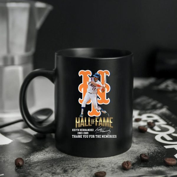 Keith Hernandez Hall Of Fame Thank You For The Memories Signature Mug