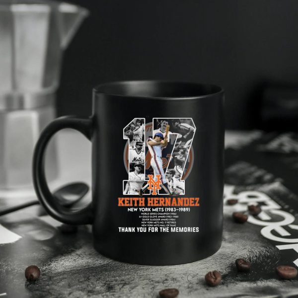 Keith Hernandez Of New York Mets 1983 1989 Thank You For The Memories Mug