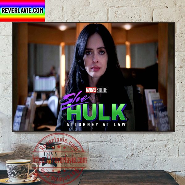 Krysten Ritter Will Return As Jessica Jones In She Hulk Attorney At Law Home Decor Poster Canvas