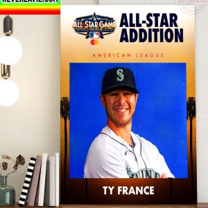 LA All Star Game 2022 American League Ty France All-Star Addition Home Decor Poster Canvas