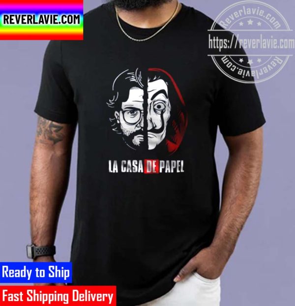 La Casa De Papel 2 Faces Unisex T Shirt