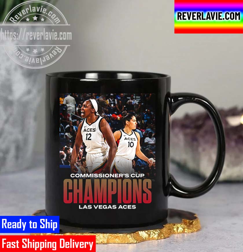 Las Vegas Aces Are Newest Commissioner's Cup Champions Mug Las Vegas Aces Are Newest Commissioner's Cup Champions Mug