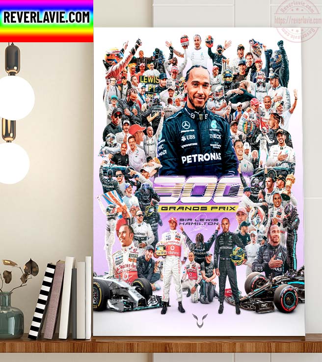 Lewis Hamilton 300 Grands Prix Home Decor Poster Canvas Lewis Hamilton 300 Grands Prix Home Decor Poster Canvas