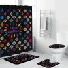 Versace Small Baroque Pattern Bathroom Shower Curtain Set