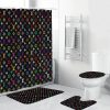 Louis Vuitton Brown Signature Monogram Bathroom Set With Shower Curtain
