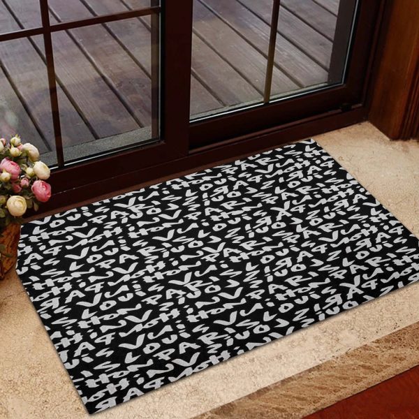 Louis Vuitton Paris Form Text Outdoor Doormat