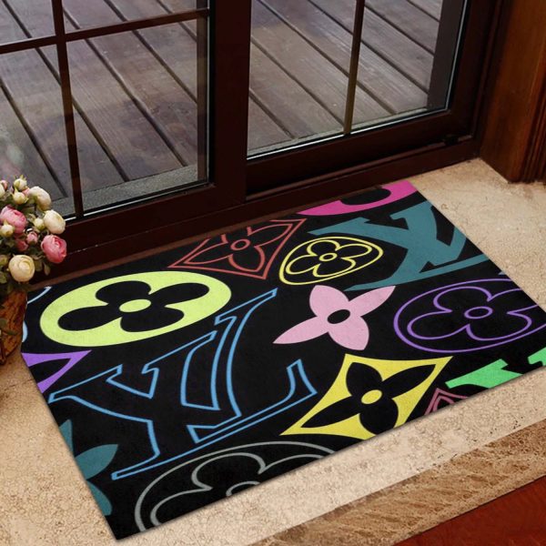 Best Louis Vuitton Holiday Colorful Backgound Doormat