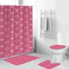 Louis Vuitton Blue Jade Monogram Bathroom Set With Shower Curtain