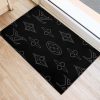 Louis Vuitton Robot Bear In Brown Background Monogram Doormat