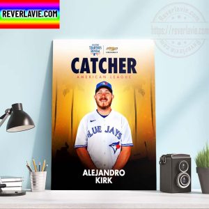 MLB All Star Starters Reveal 2022 Catcher American League Alejandro Kirk Home Decor Poster Canvas