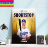 MLB All Star Starters Reveal 2022 Shortstop National League Trea Turner Home Decor Poster Canvas