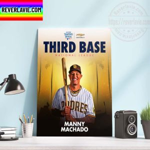 MLB All Star Starters Reveal 2022 Third Base National League Manny Machado Home Decor Poster Canvas