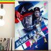 MLB Atlanta Braves Ronald Acuna Jr In The 2022 Home Run Derby Home Decor Poster Canvas