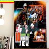 MLB Baltimore Orioles & Seattle Mariners 10 Game Winning Streak Home Decor Poster Canvas