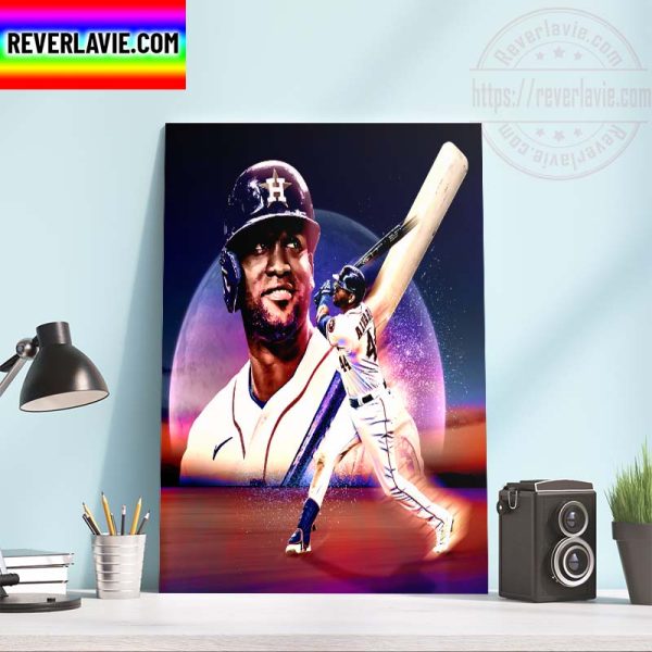 MLB Houston Astros Yordan Alvarez 44 Cant Stop Raking Home Decor Poster Canvas